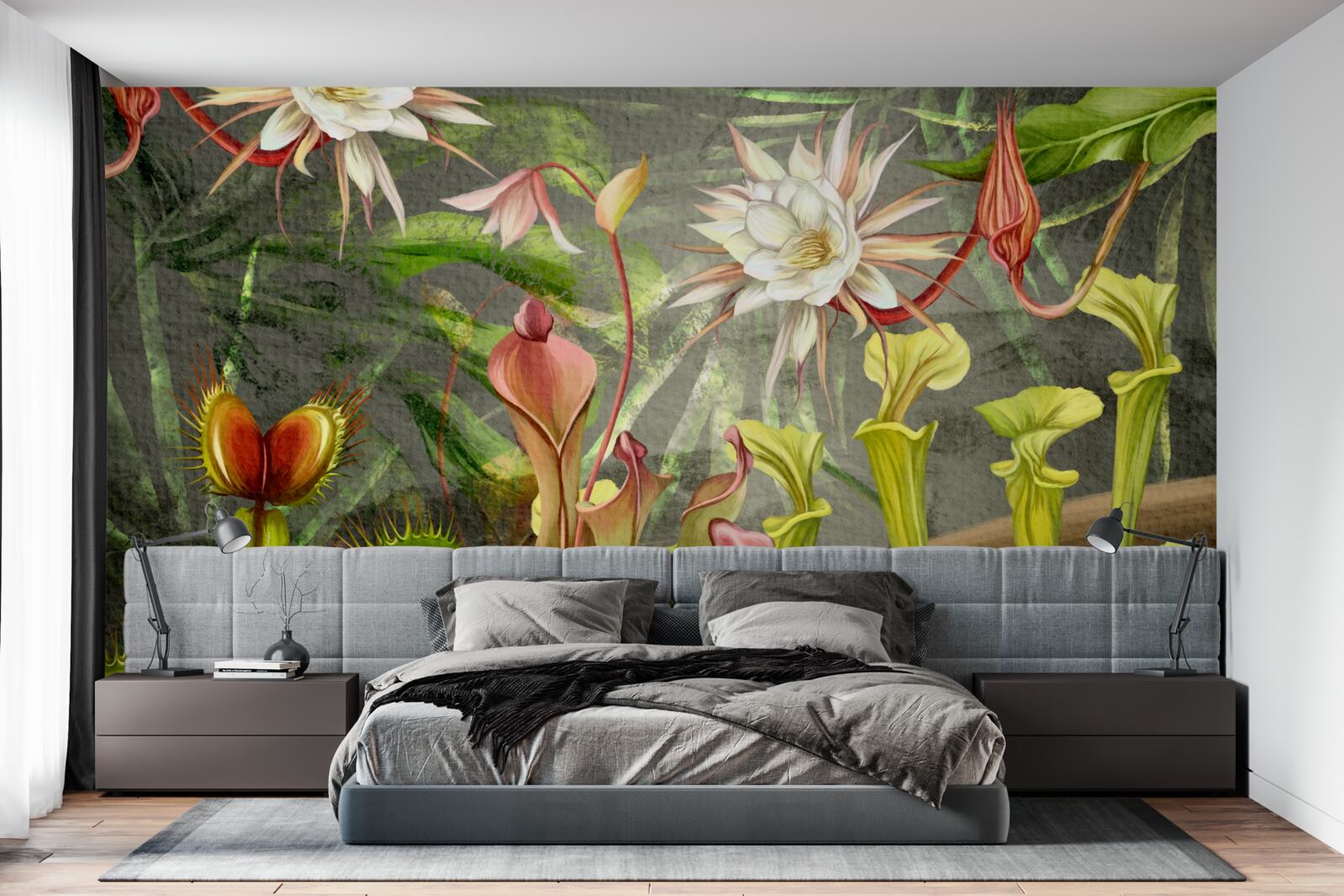 Fototapet plante carnivore din regiunile tropicale