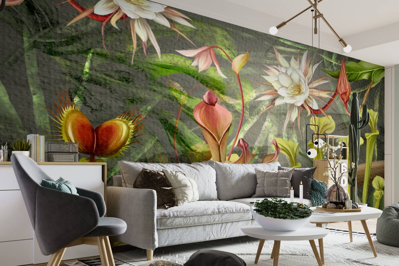 Fototapet plante carnivore din regiunile tropicale