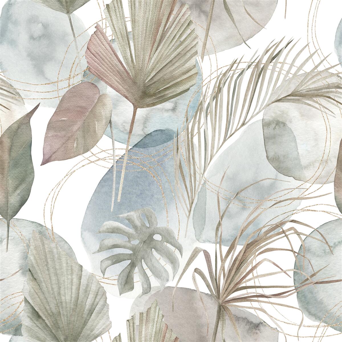 Fototapet diversitatea frunzelor în regiunile tropicale