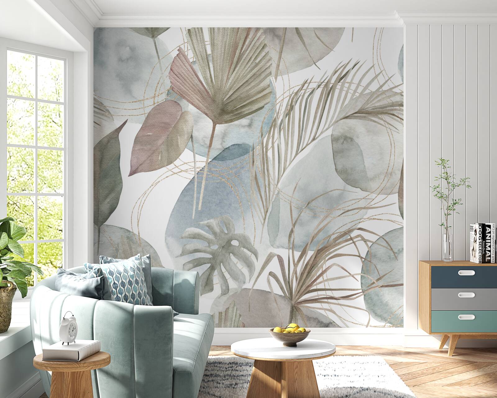 Fototapet diversitatea frunzelor în regiunile tropicale