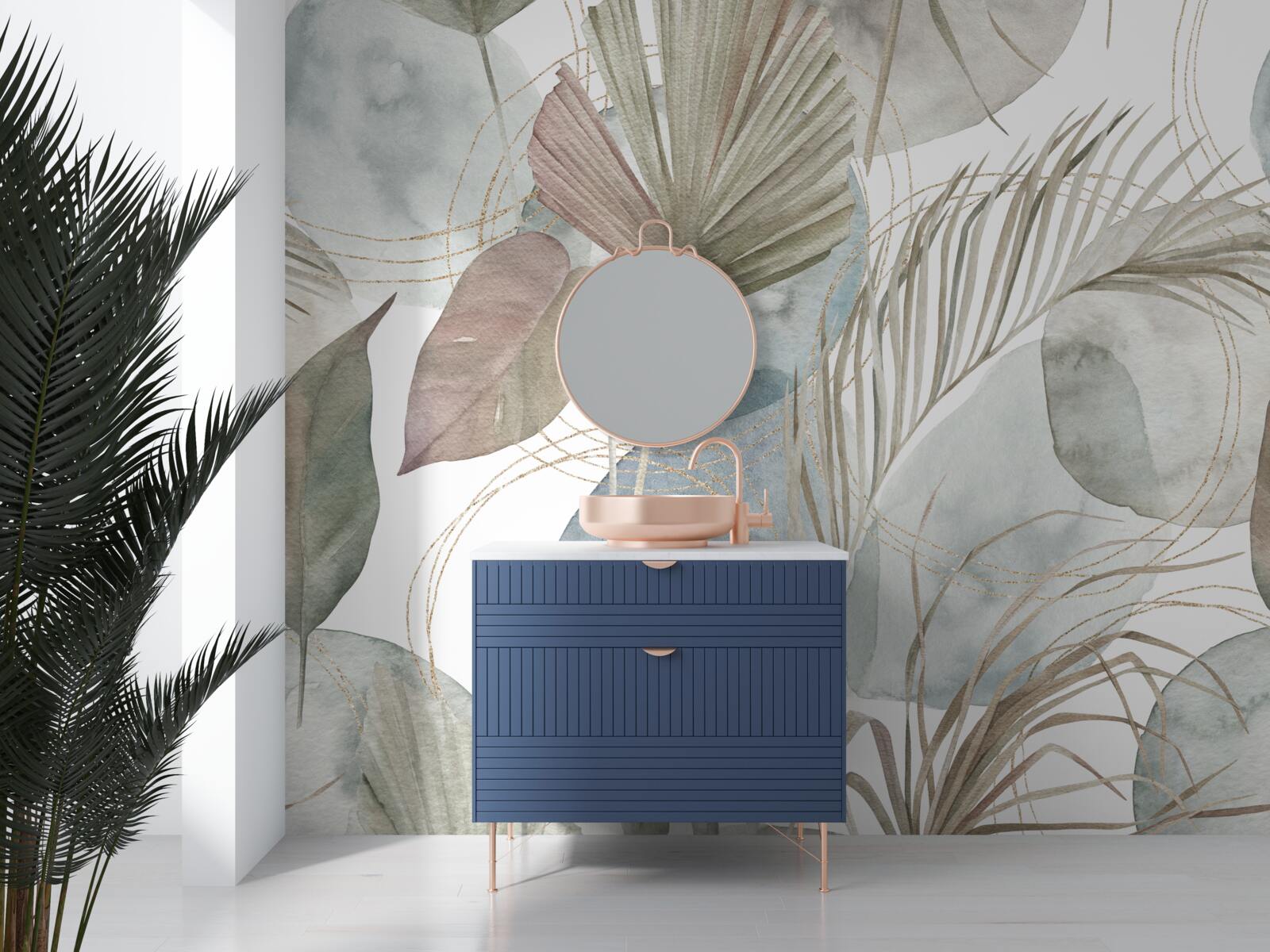 Fototapet diversitatea frunzelor în regiunile tropicale