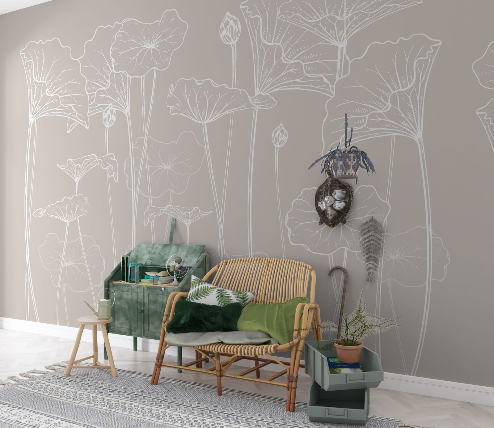 Fototapet maci în abstracție