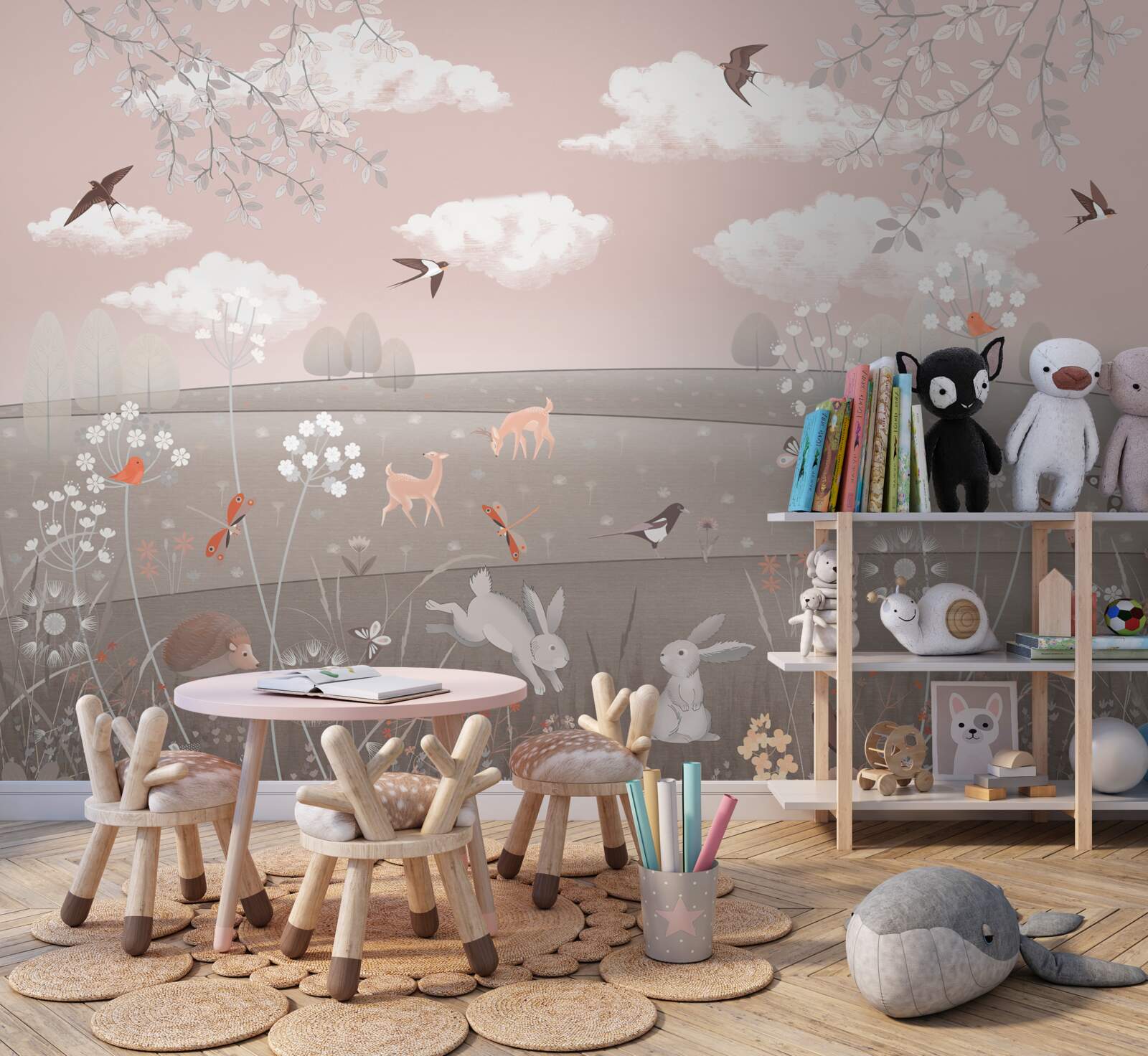 Fototapet locuitori ai pășunilor