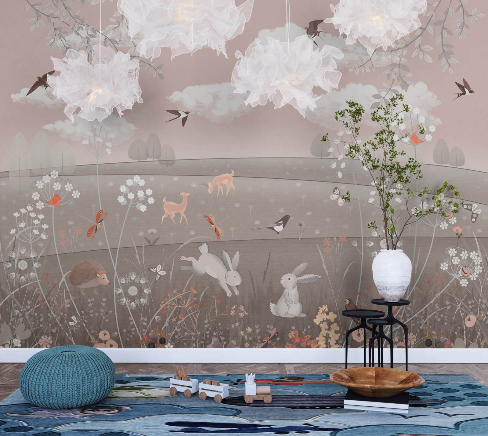 Fototapet locuitori ai pășunilor