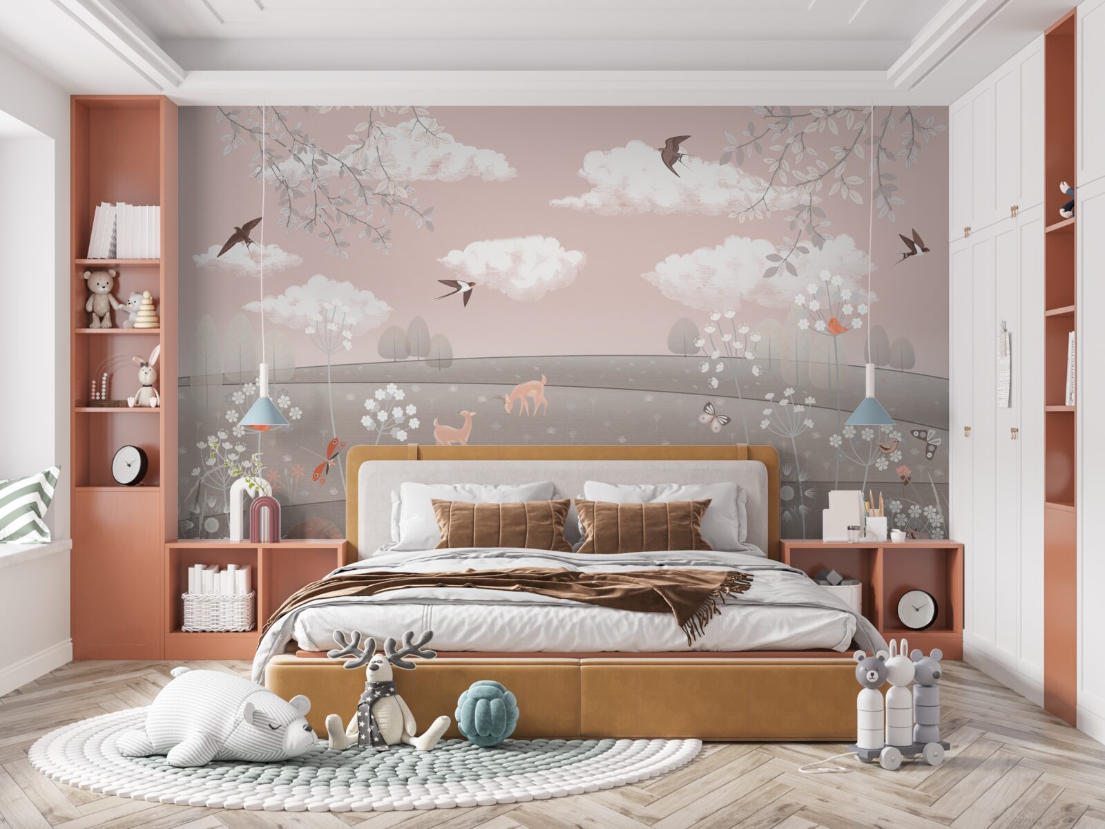 Fototapet locuitori ai pășunilor