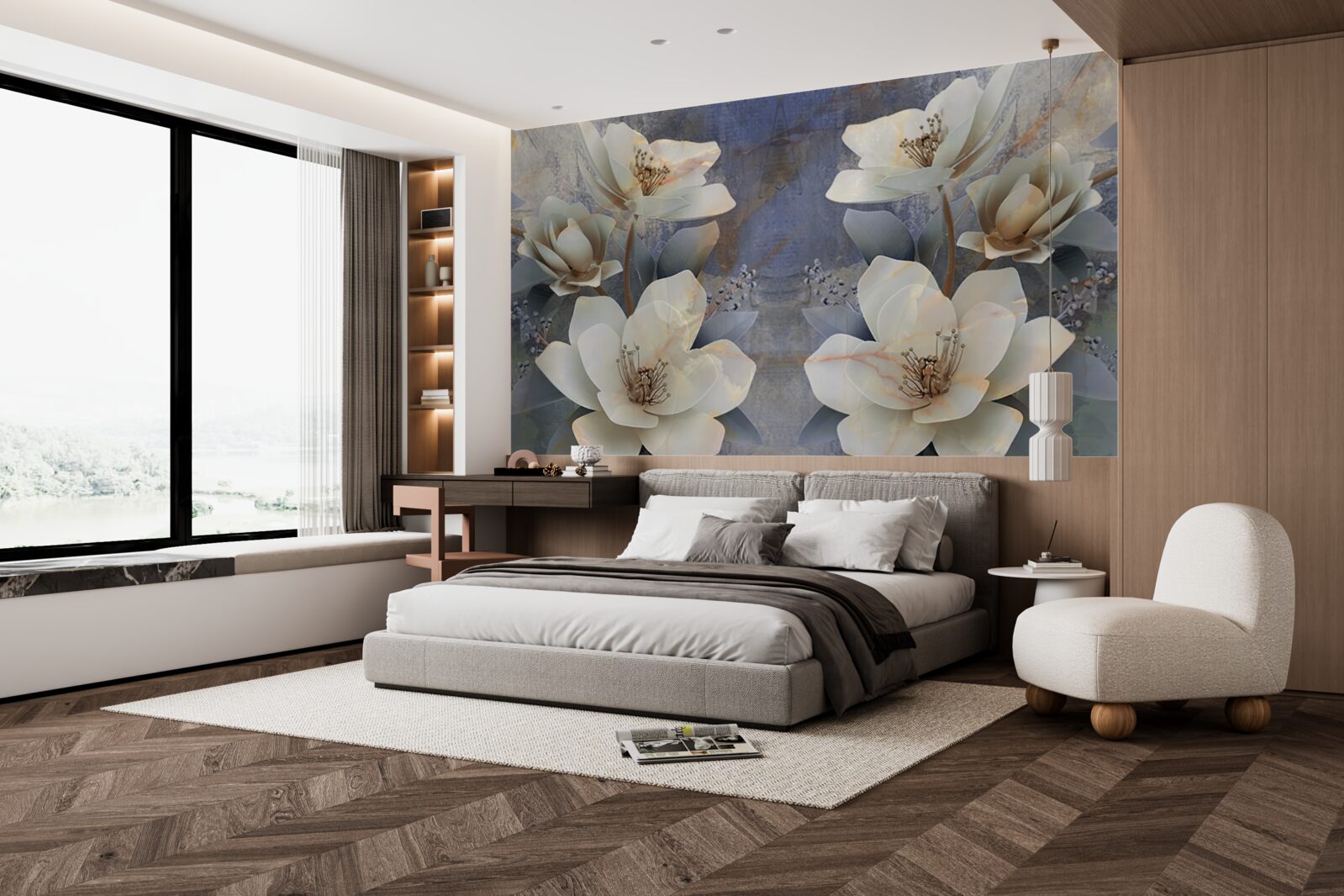 Fototapet pompătoare volumetrice