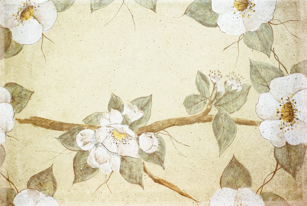 Fototapet florile înfloresc pe ramuri