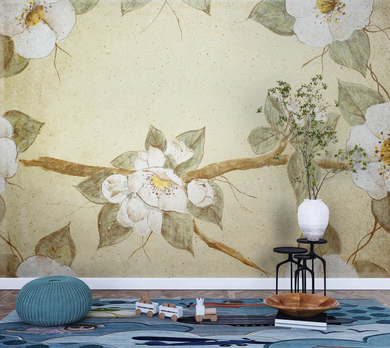 Fototapet florile înfloresc pe ramuri