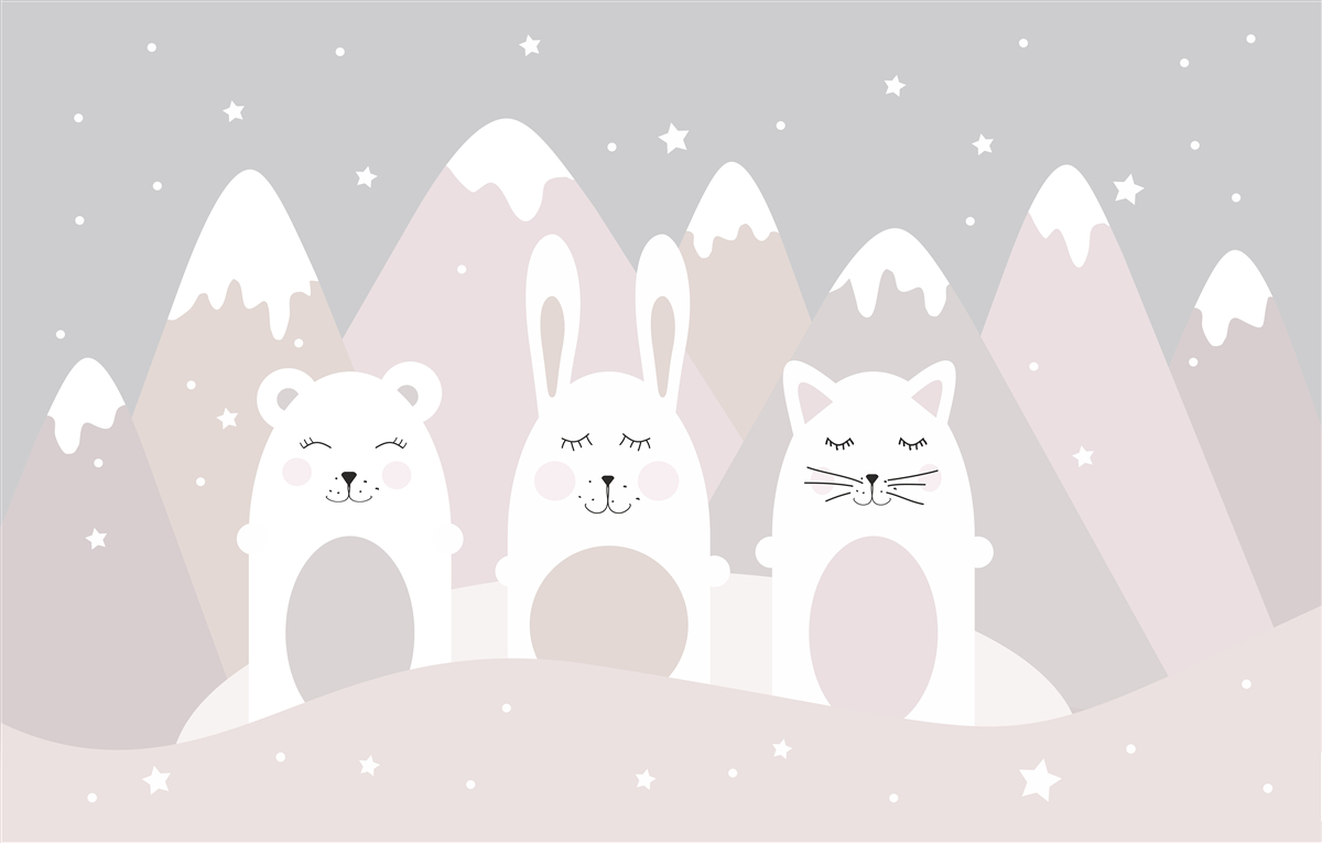 Fototapet animale de munte