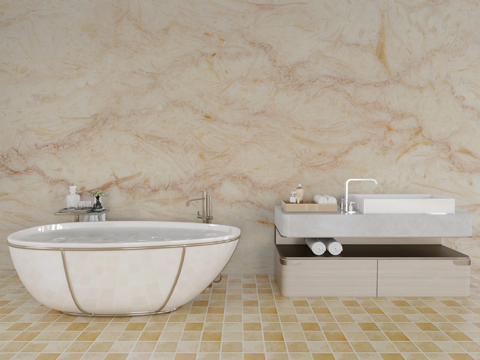 Fototapet vântul transportă nisip pe câmp