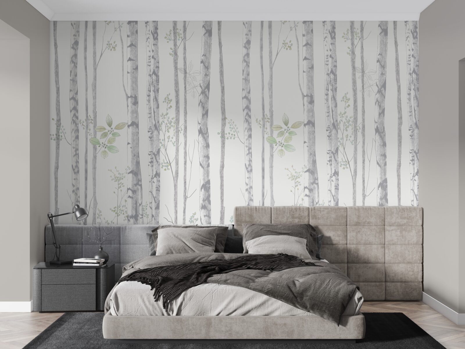 Fototapet mesteacăn subțire