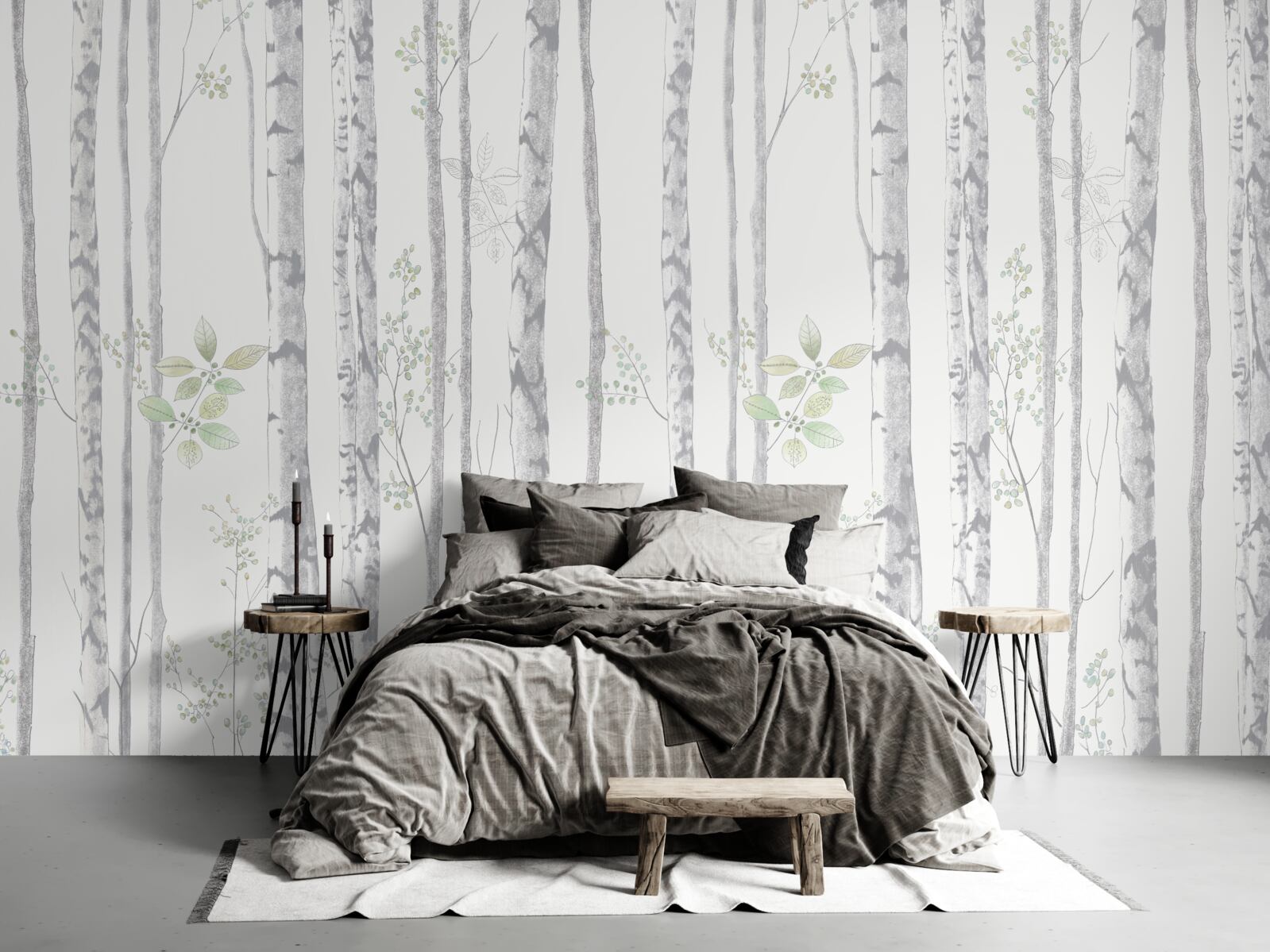 Fototapet mesteacăn subțire