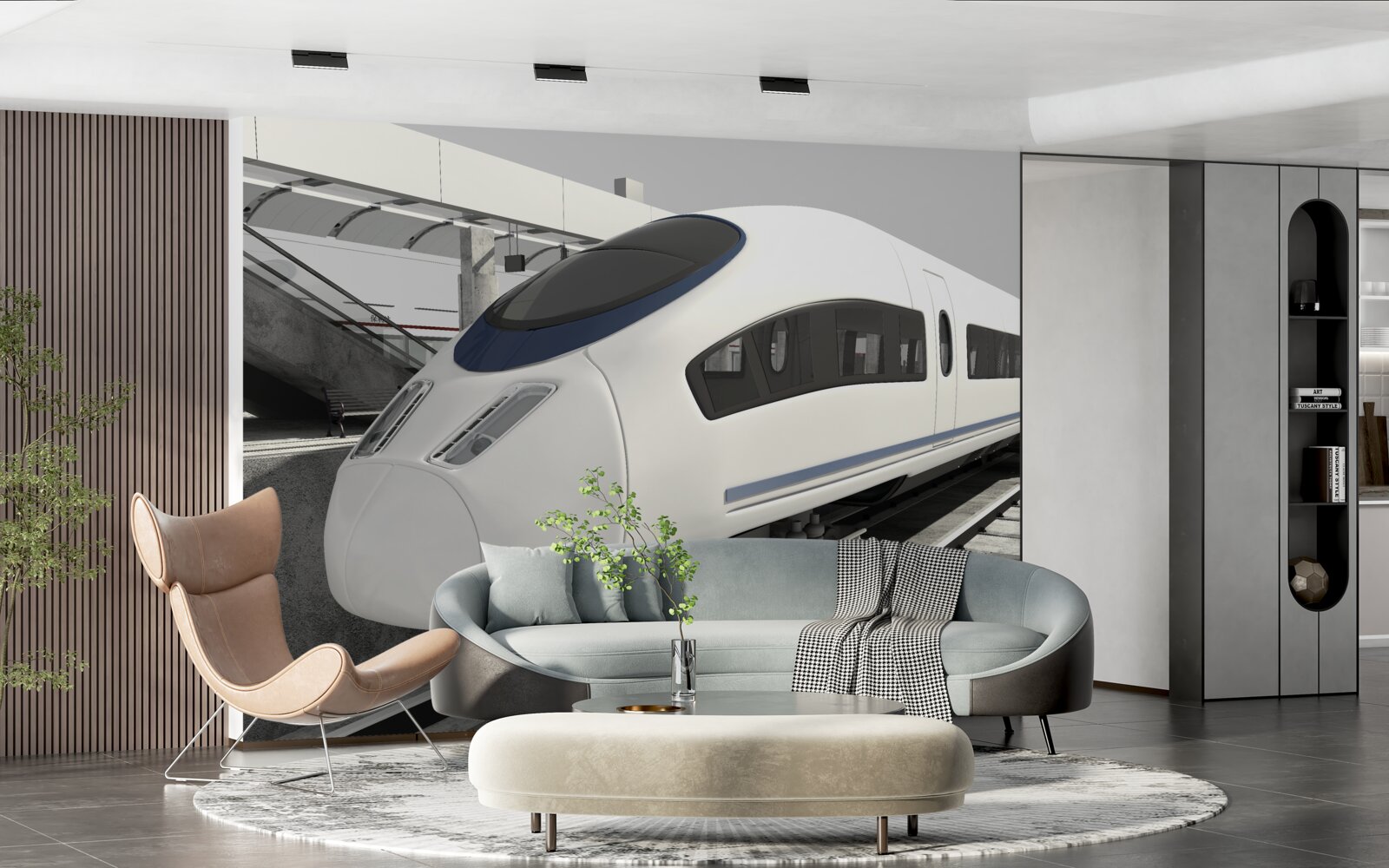 Fototapet compoziție pe o platformă