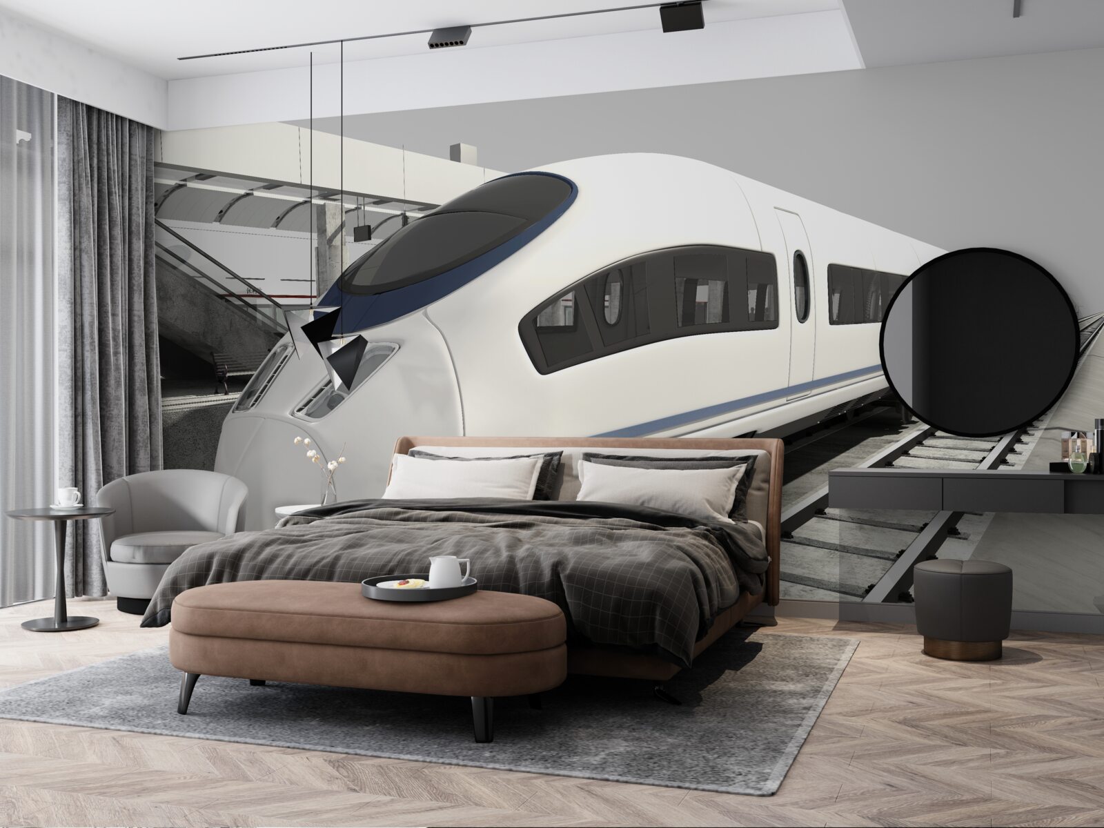 Fototapet compoziție pe o platformă