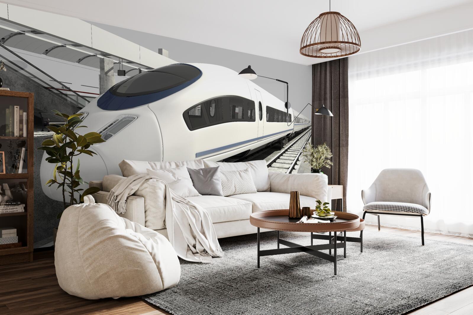 Fototapet compoziție pe o platformă