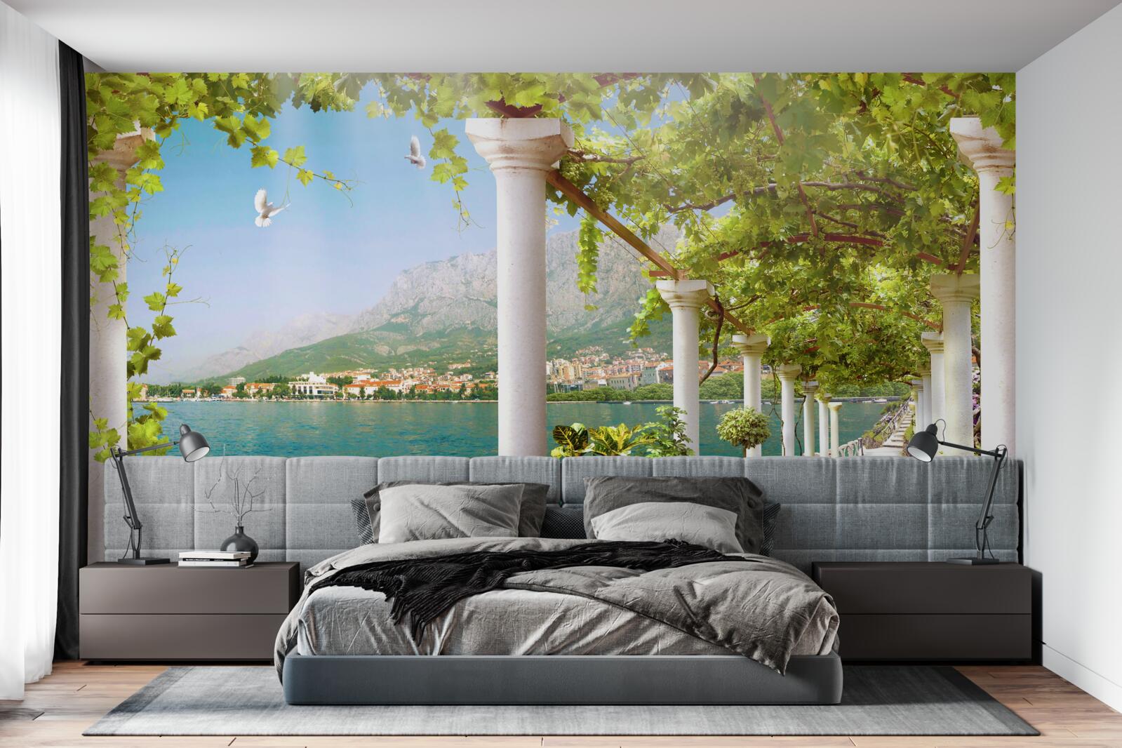 Fototapet vedere a zonei dinspre terasament