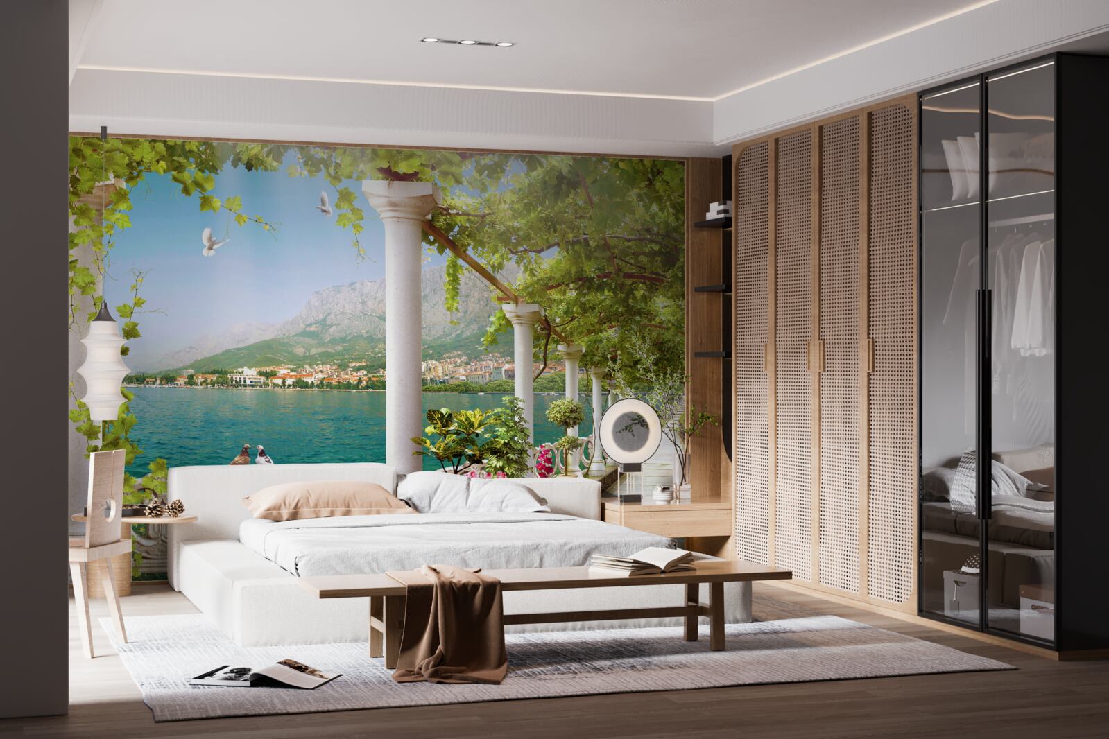 Fototapet vedere a zonei dinspre terasament