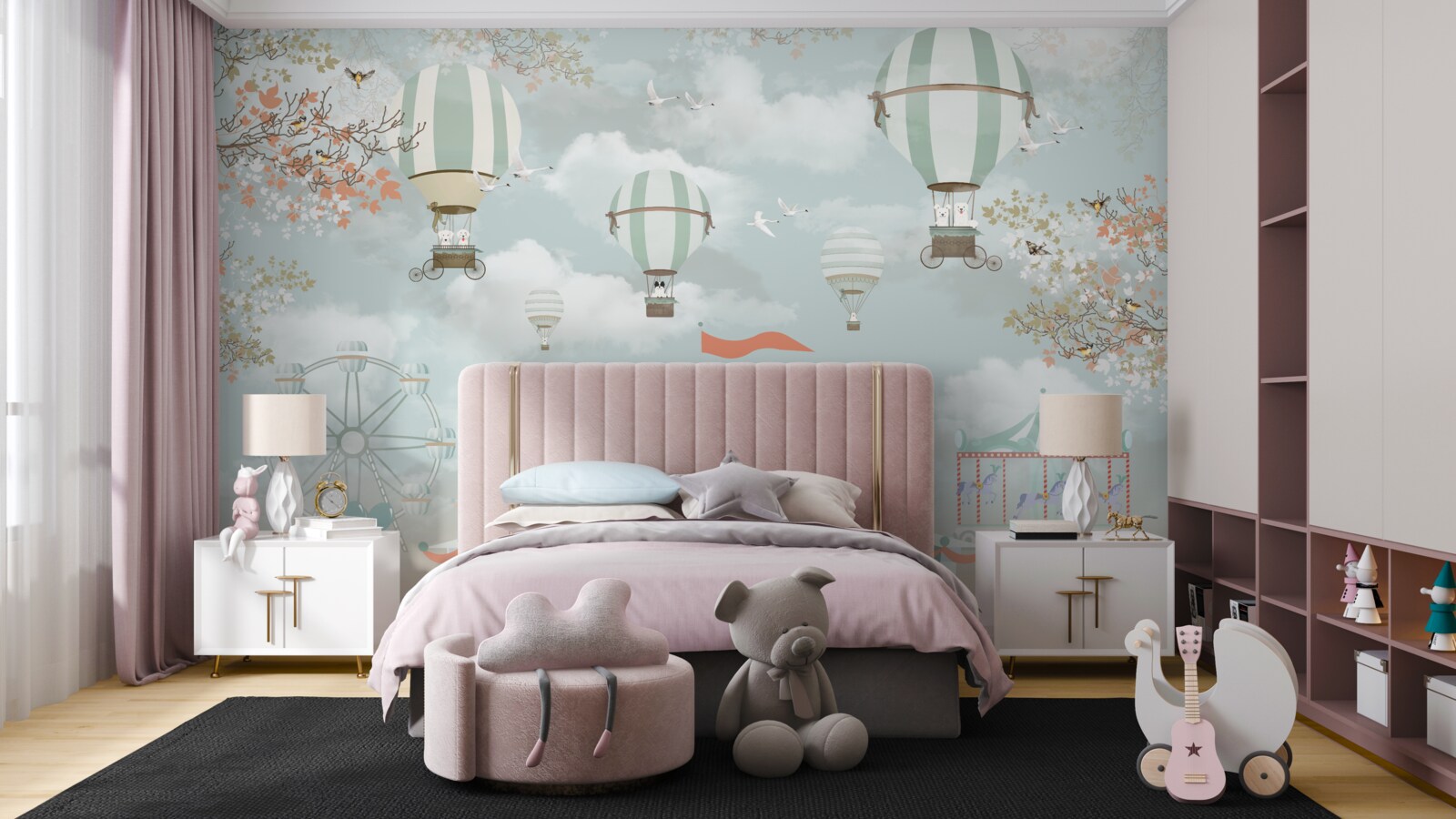 Fototapet reprezentanți ai artelor circului