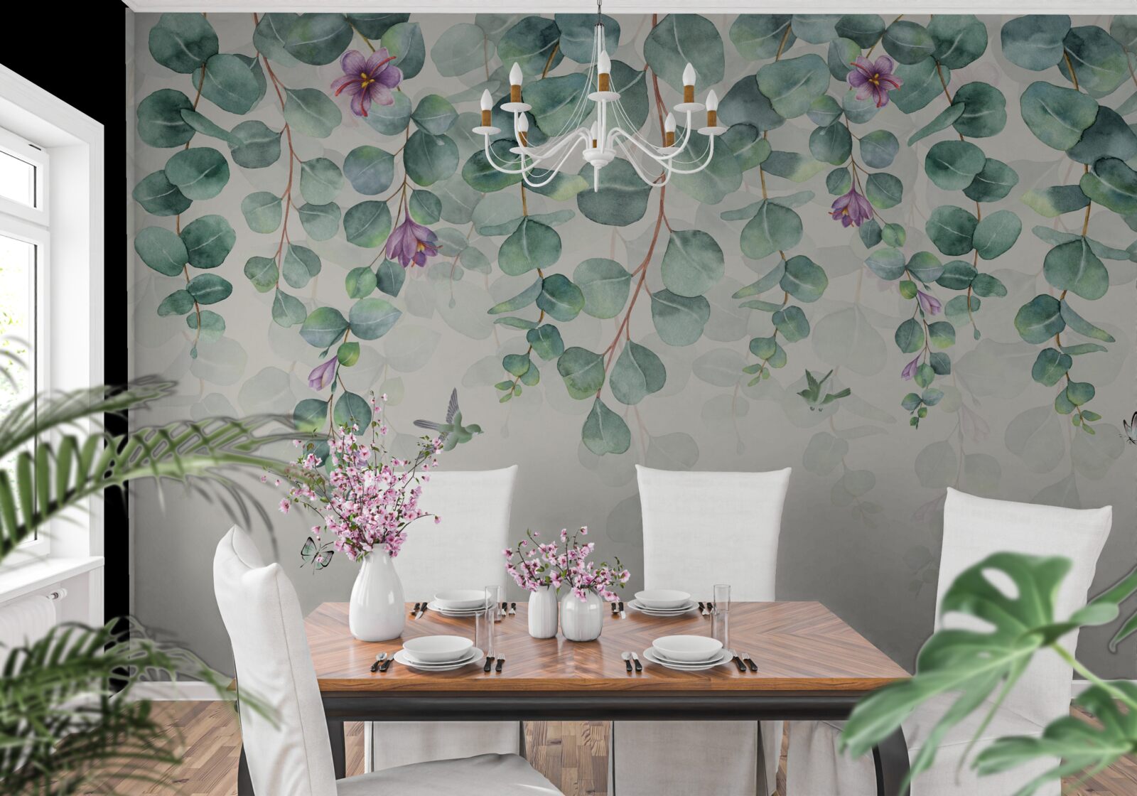 Fototapet eucalipt în floare