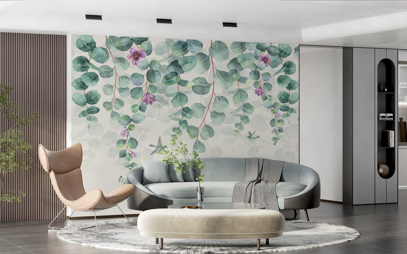 Fototapet eucalipt în floare