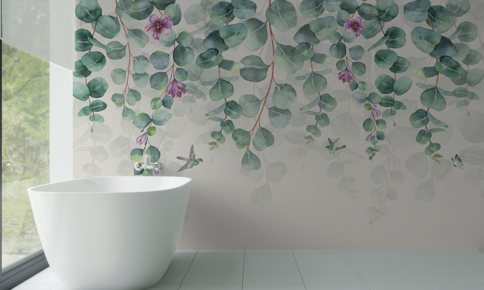 Fototapet eucalipt în floare