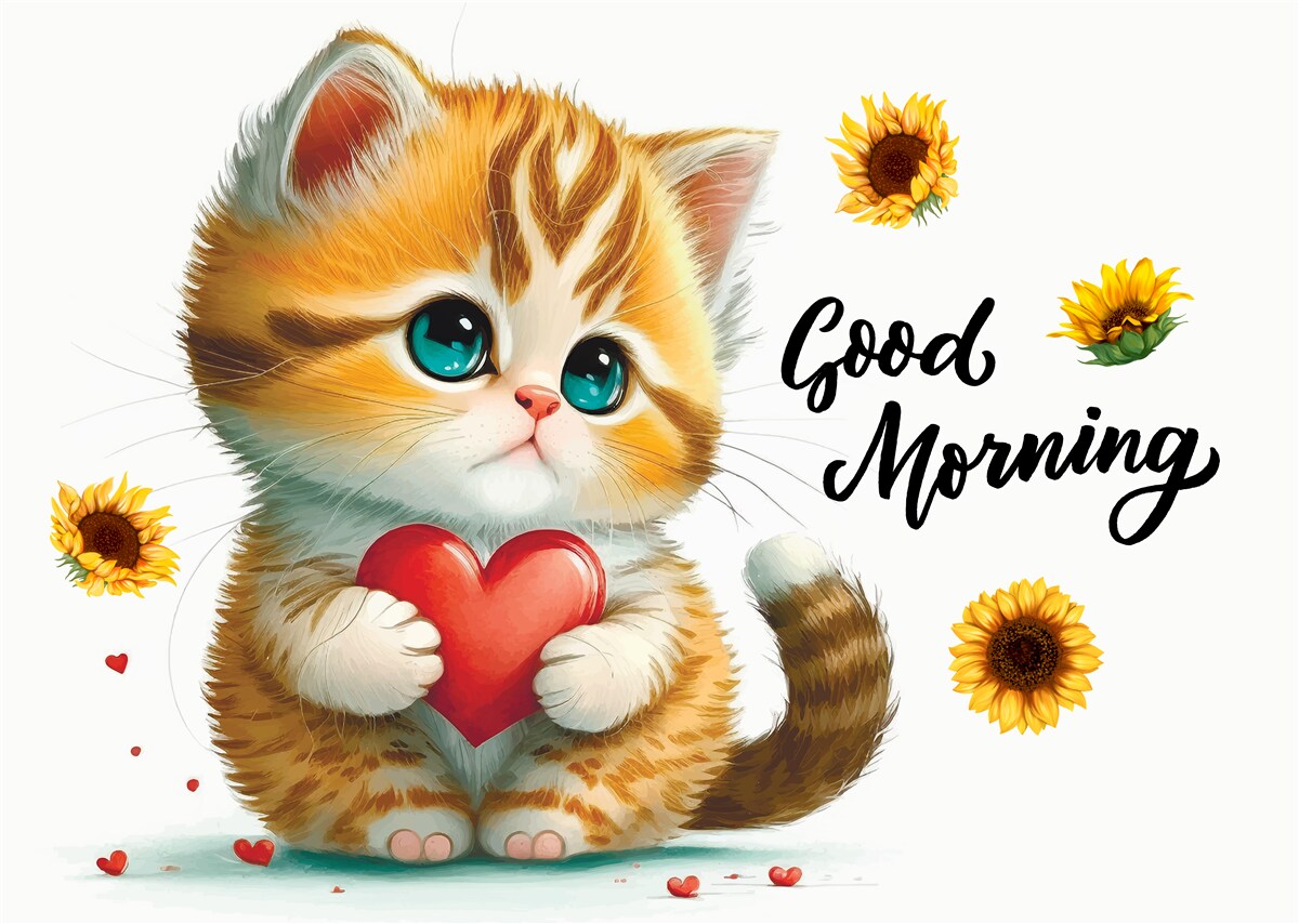 Fototapet o pisică cu dorințe