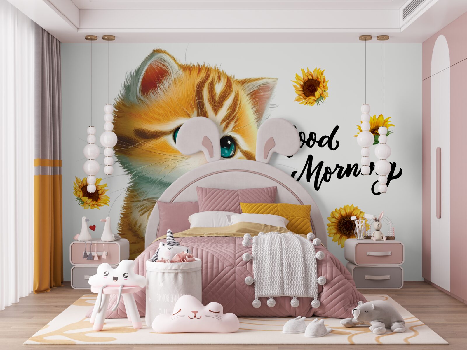 Fototapet o pisică cu dorințe