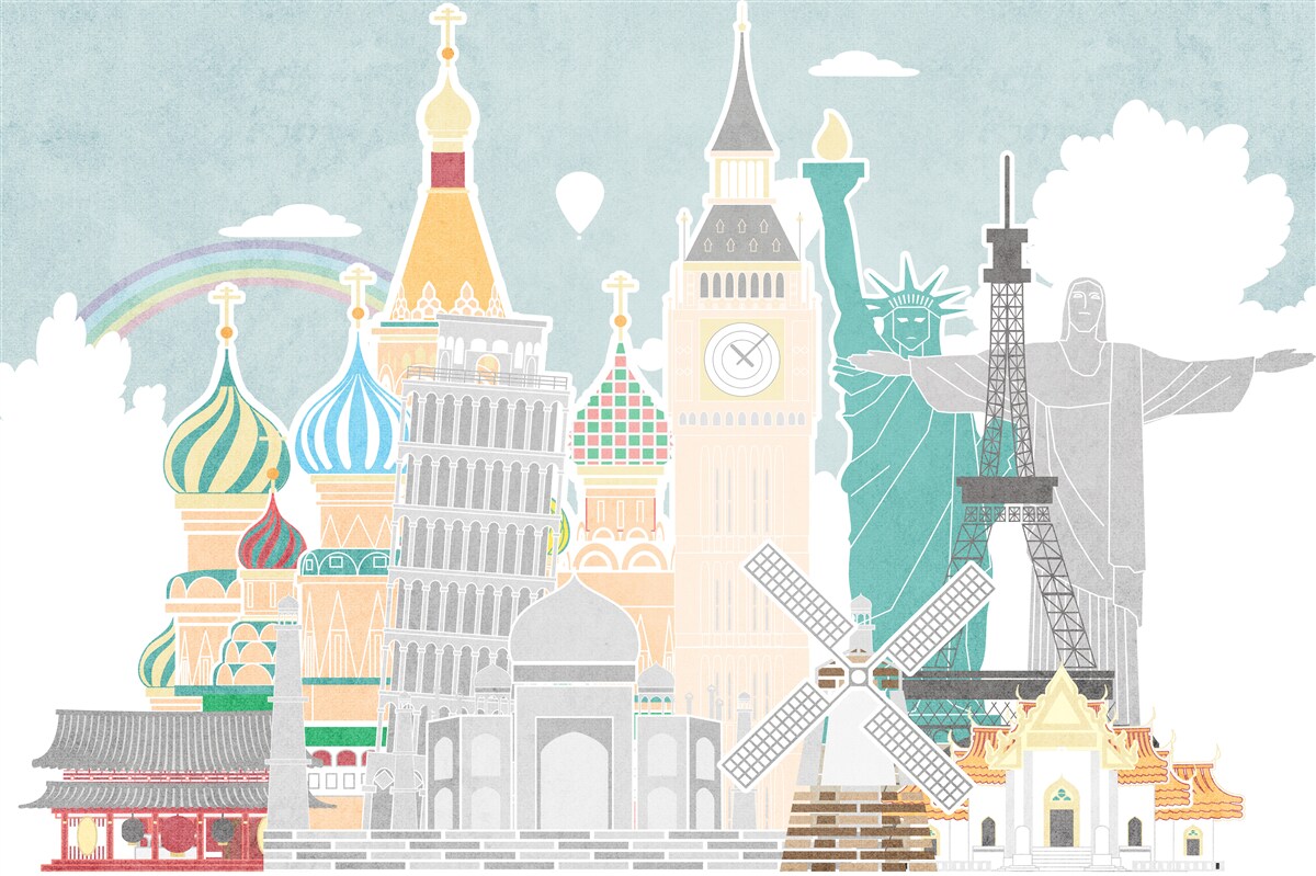 Fototapet situri de renume mondial