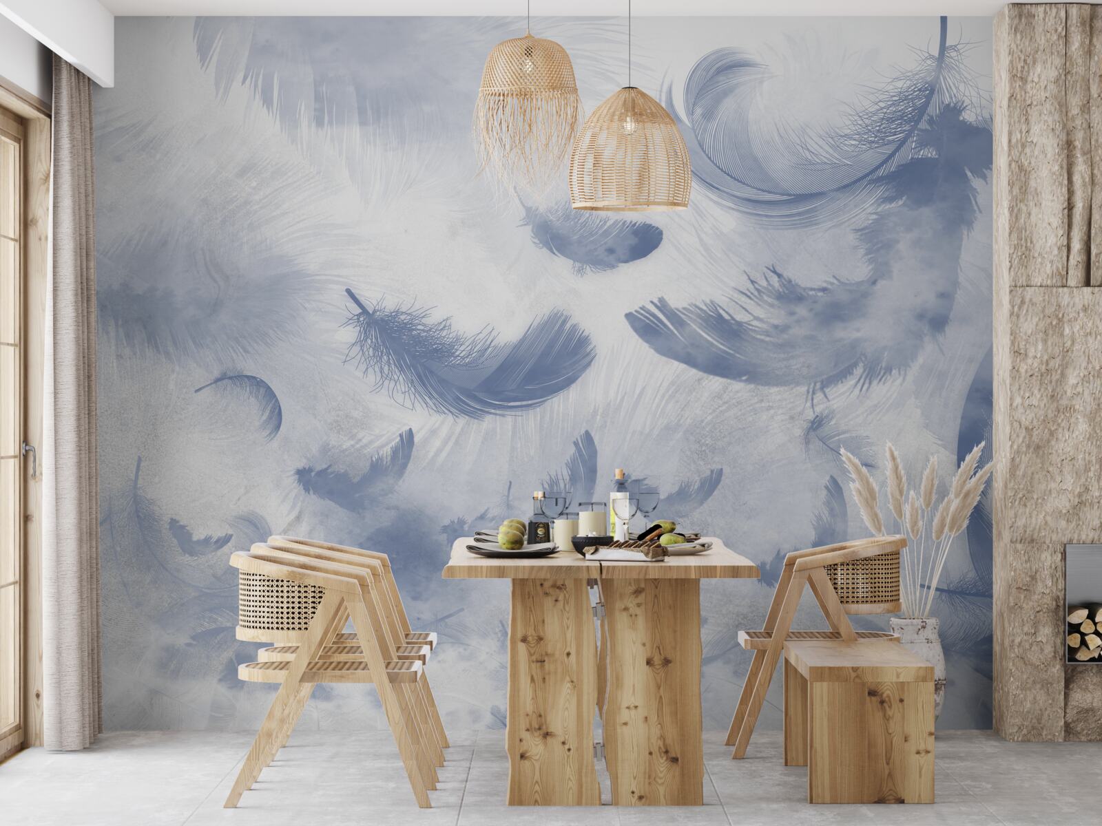 Fototapet pene zburătoare ale cerului