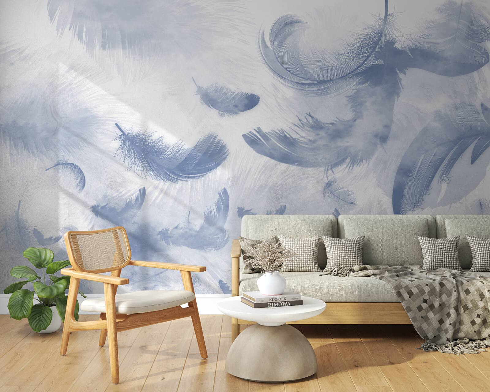 Fototapet pene zburătoare ale cerului