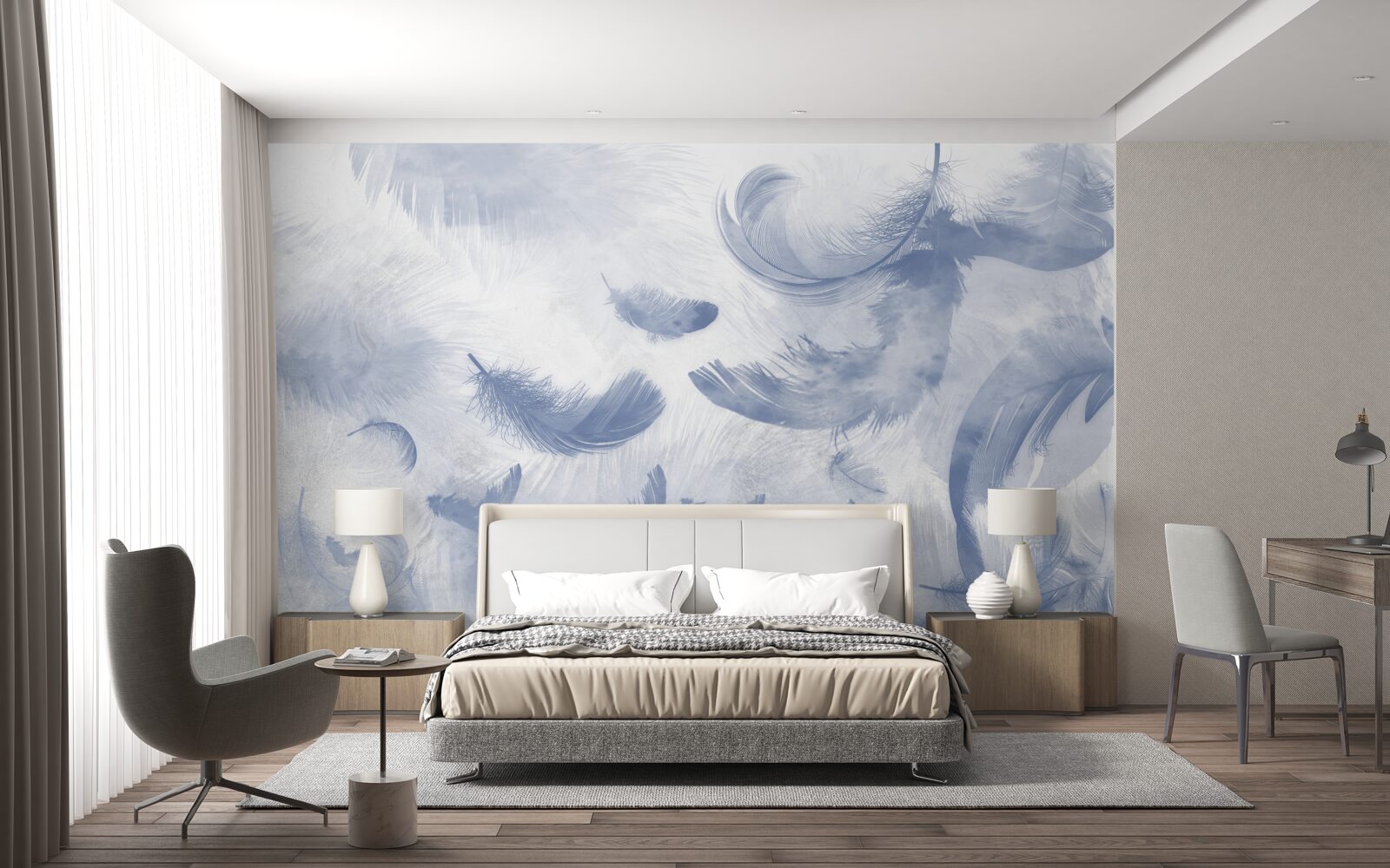 Fototapet pene zburătoare ale cerului