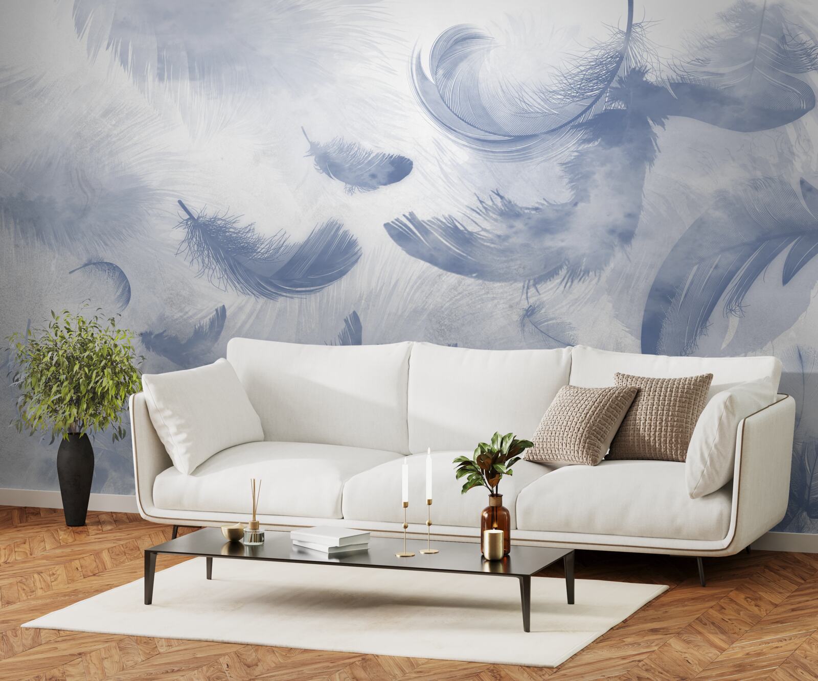 Fototapet pene zburătoare ale cerului