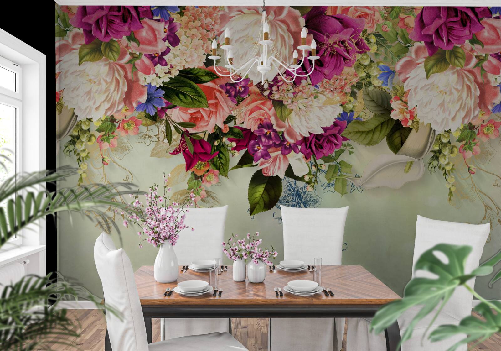 Fototapet compoziții florale elegante