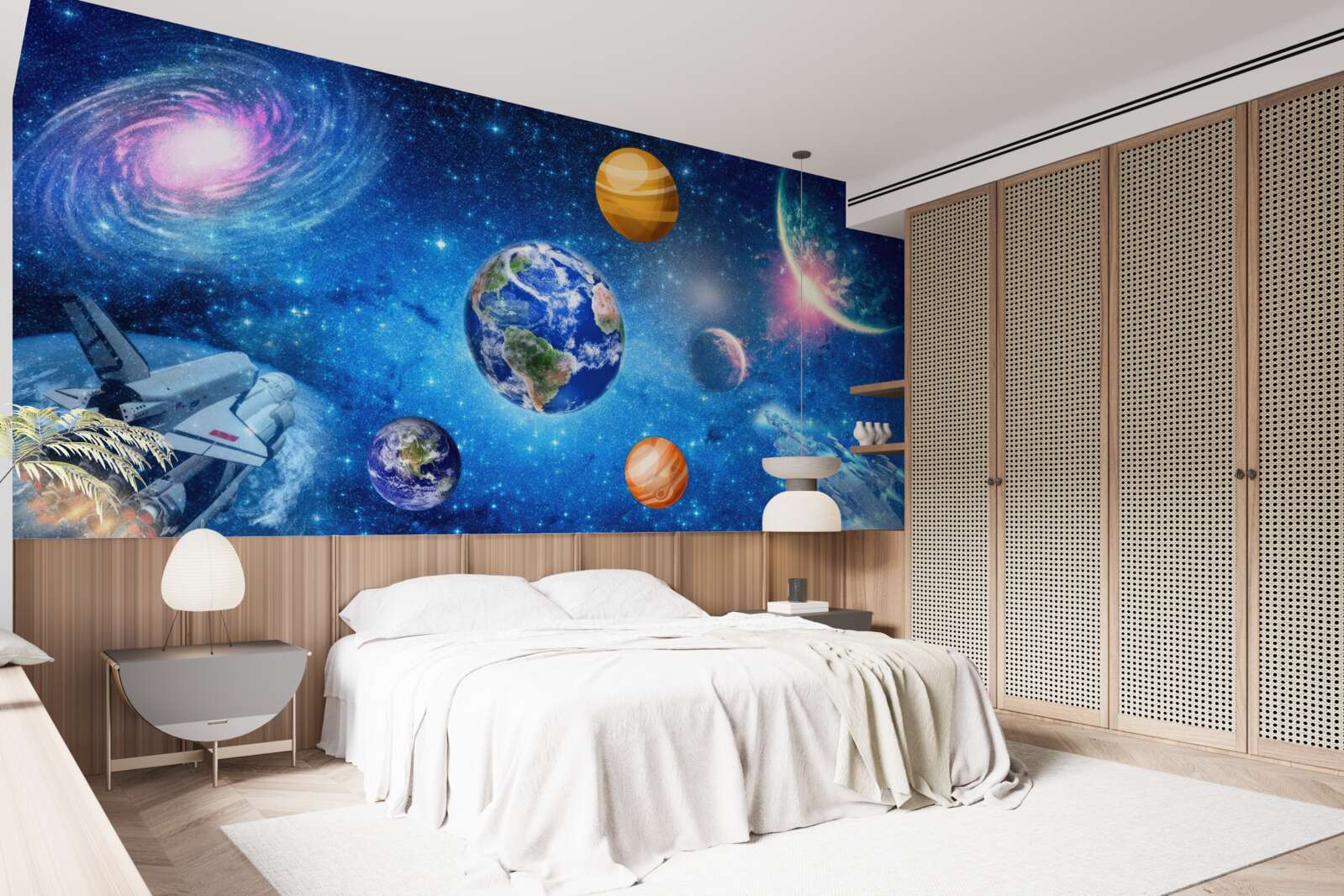 Fototapet planetele și spațiul lor