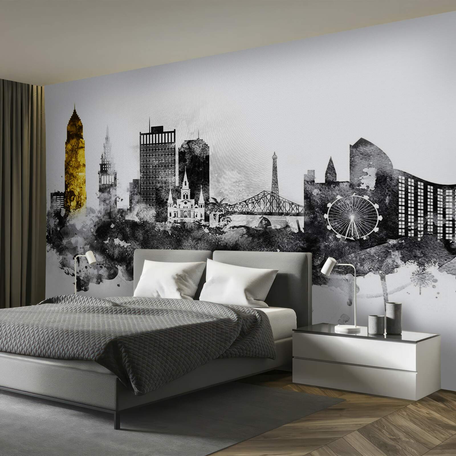 Fototapet abstractizarea arhitecturală a spațiului urban