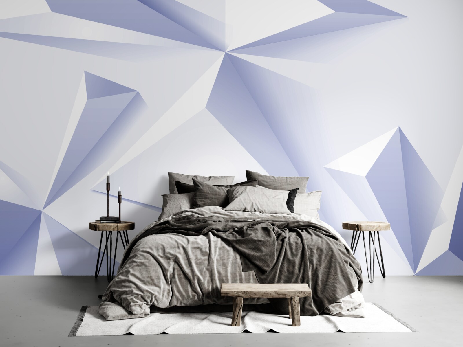 Fototapet lumină 3d piramide