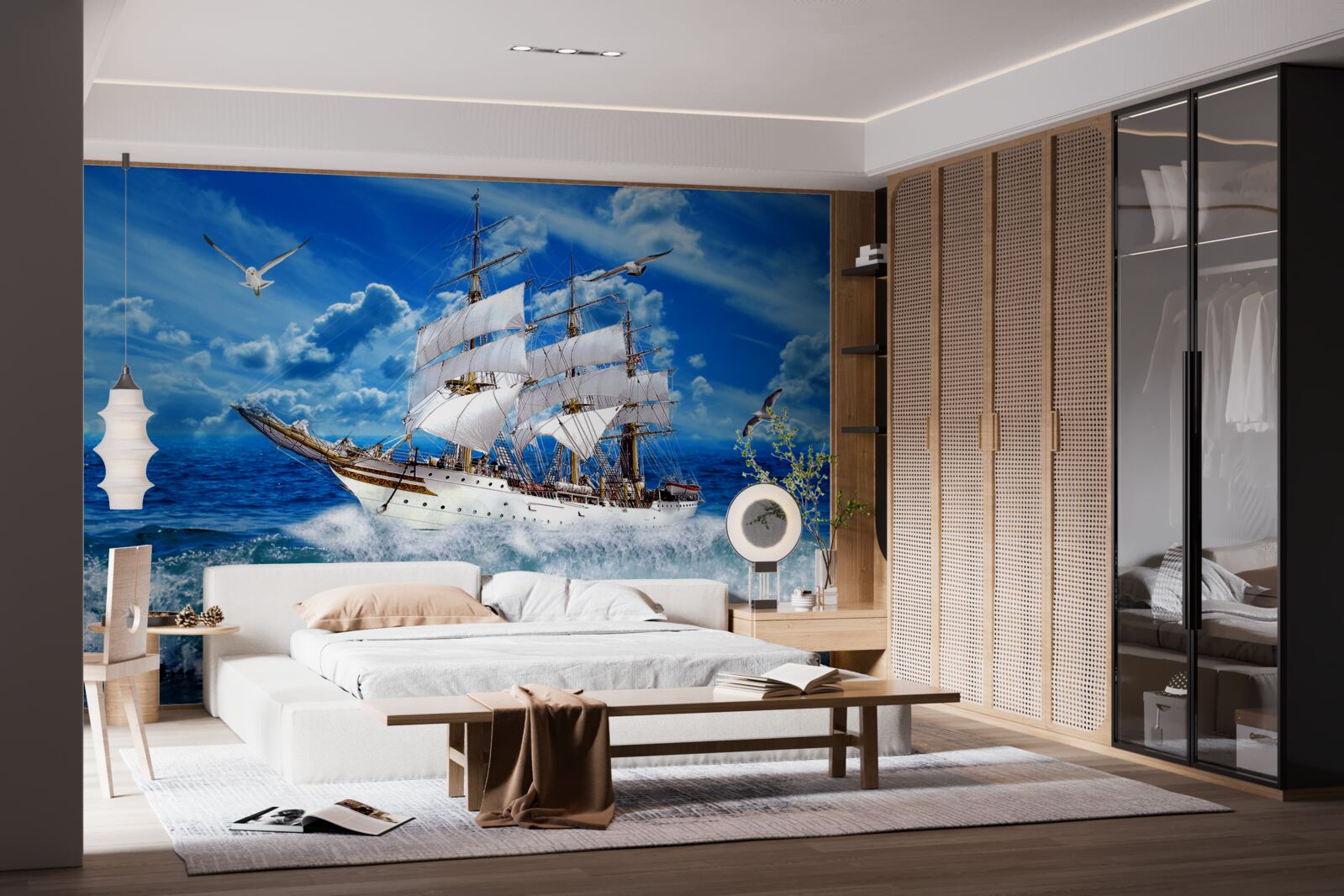 Fototapet nava învinge furtuna