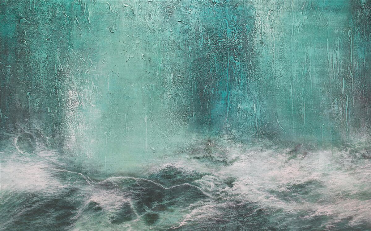 Fototapet ploaie peste ocean