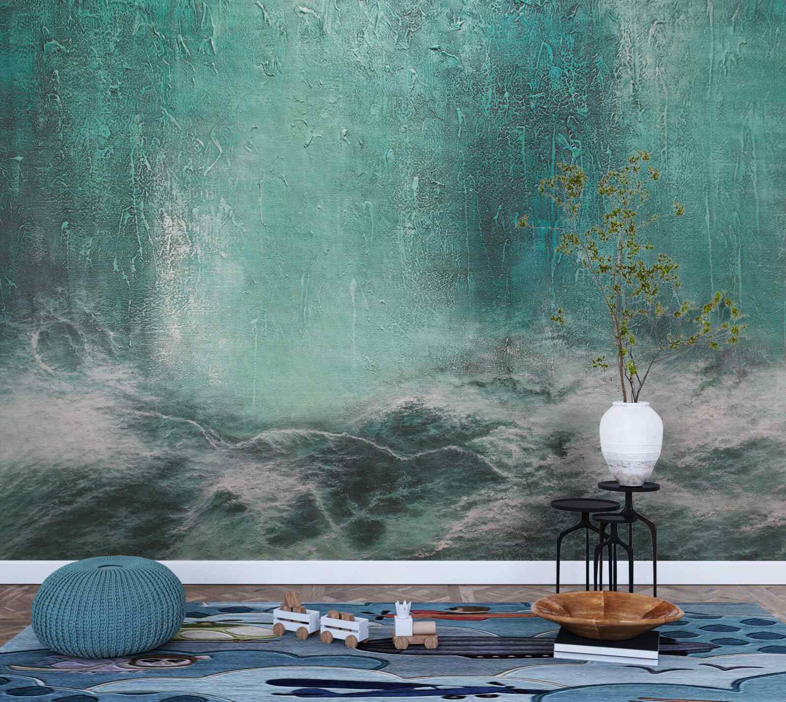 Fototapet ploaie peste ocean