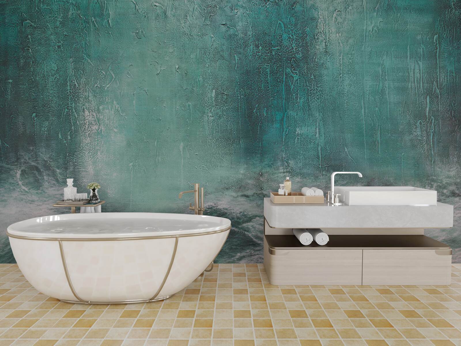 Fototapet ploaie peste ocean