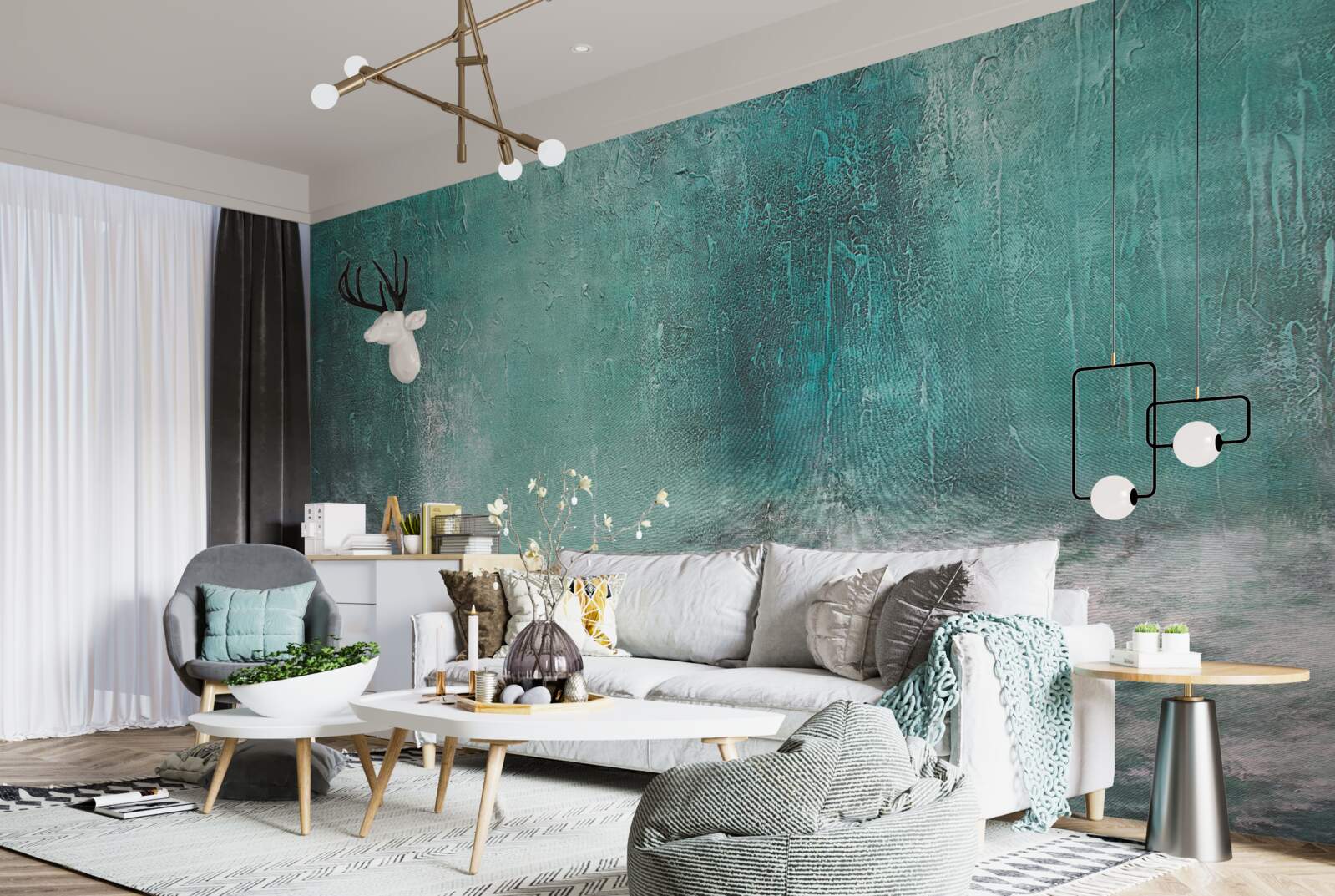 Fototapet ploaie peste ocean