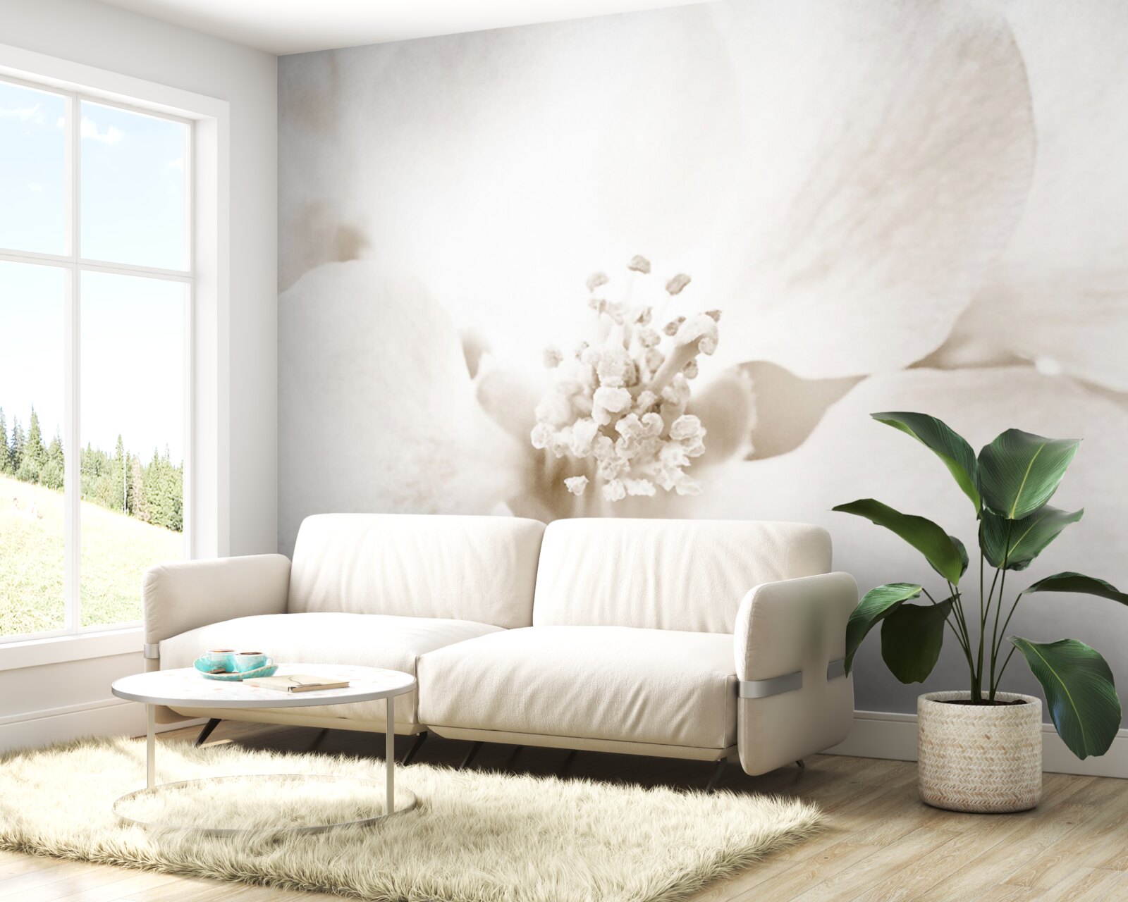 Fototapet mugur mare delicat de orhidee