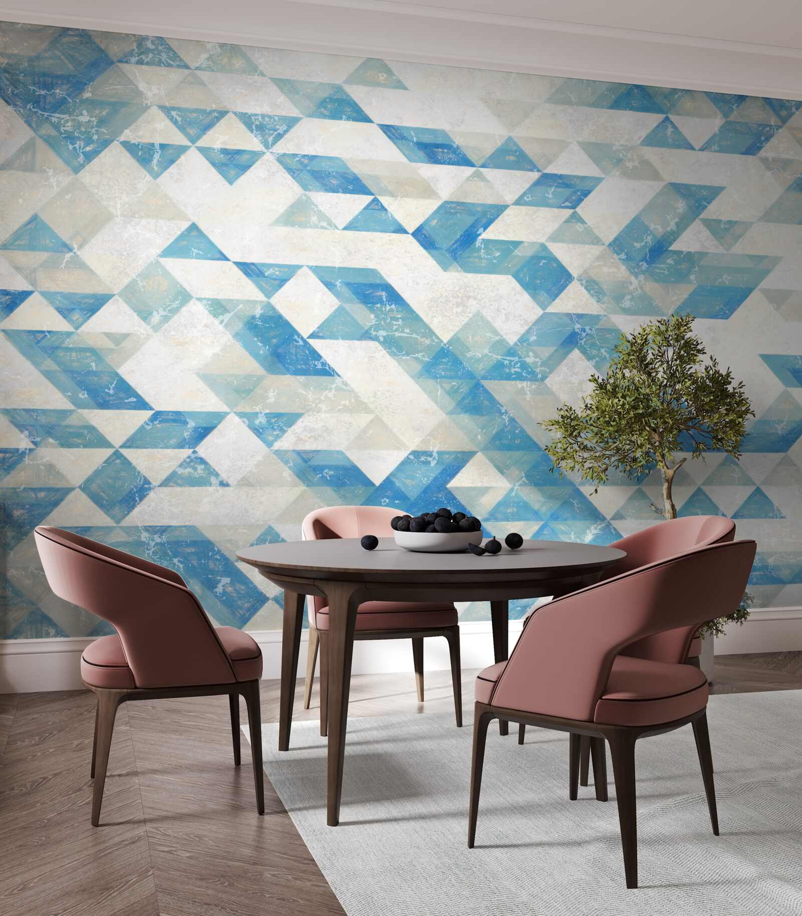 Fototapet forme geometrice în abstracție