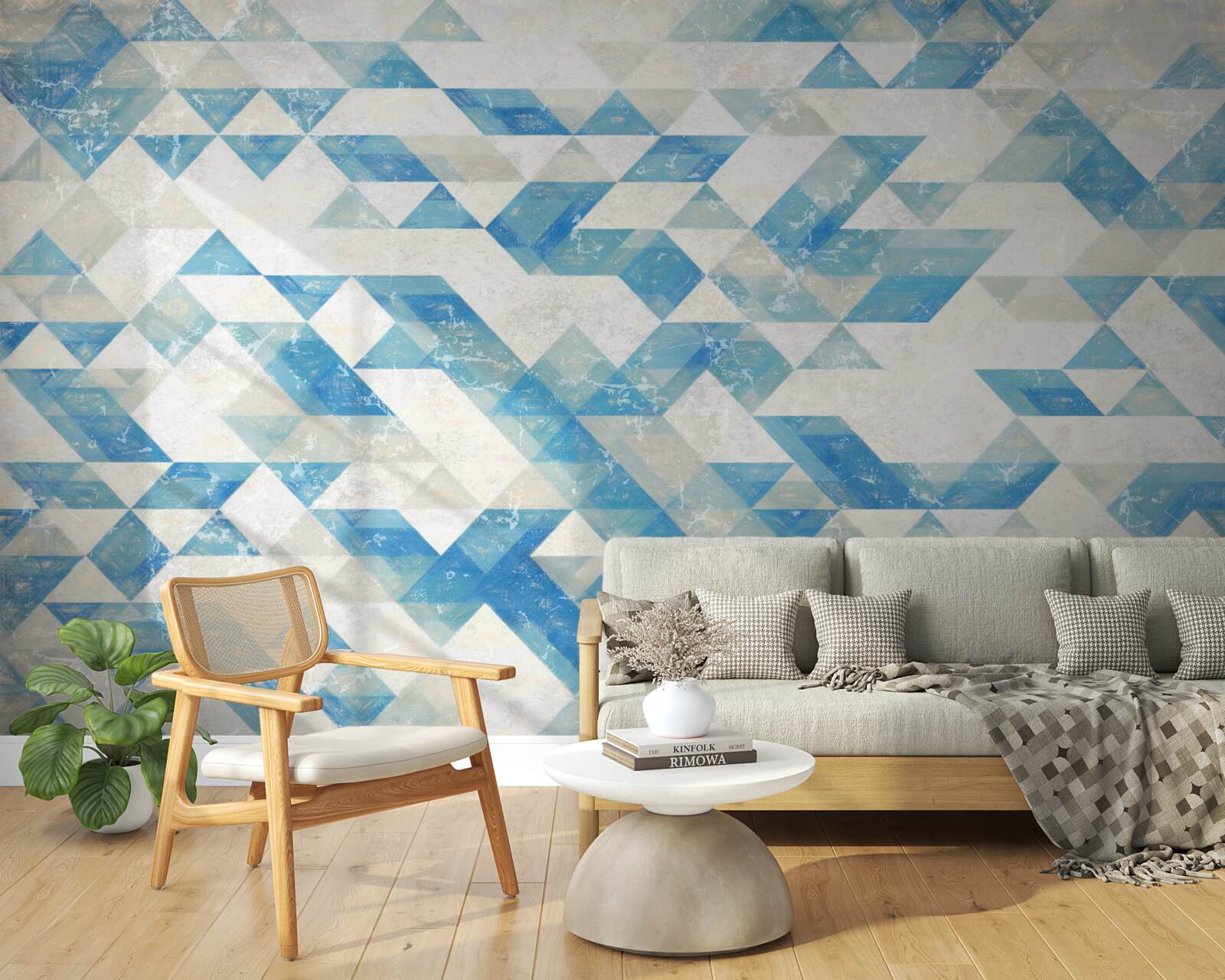 Fototapet forme geometrice în abstracție