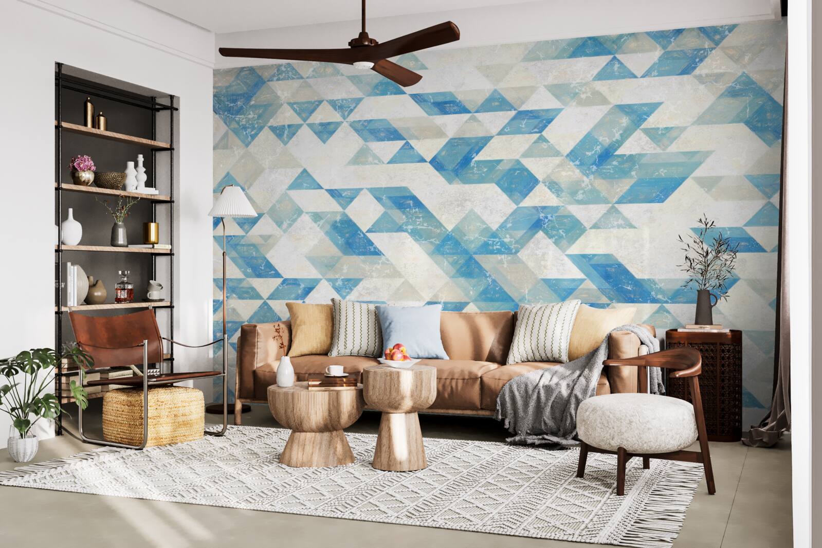 Fototapet forme geometrice în abstracție