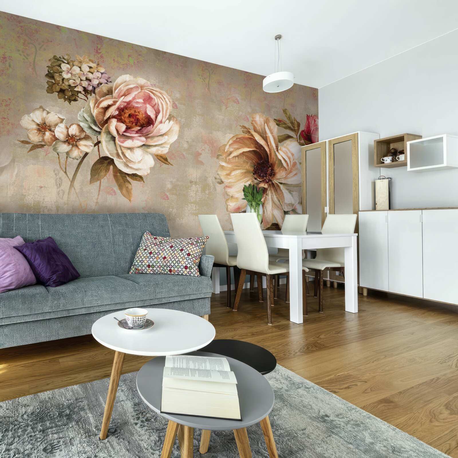 Fototapet compoziții florale în buchete