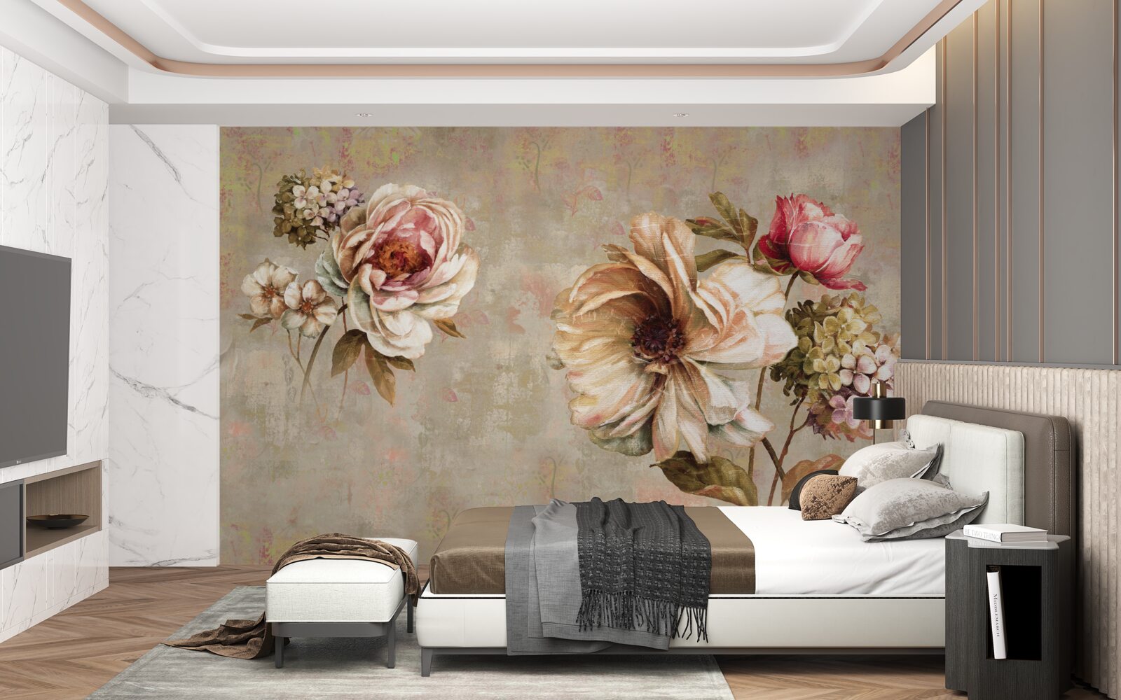 Fototapet compoziții florale în buchete