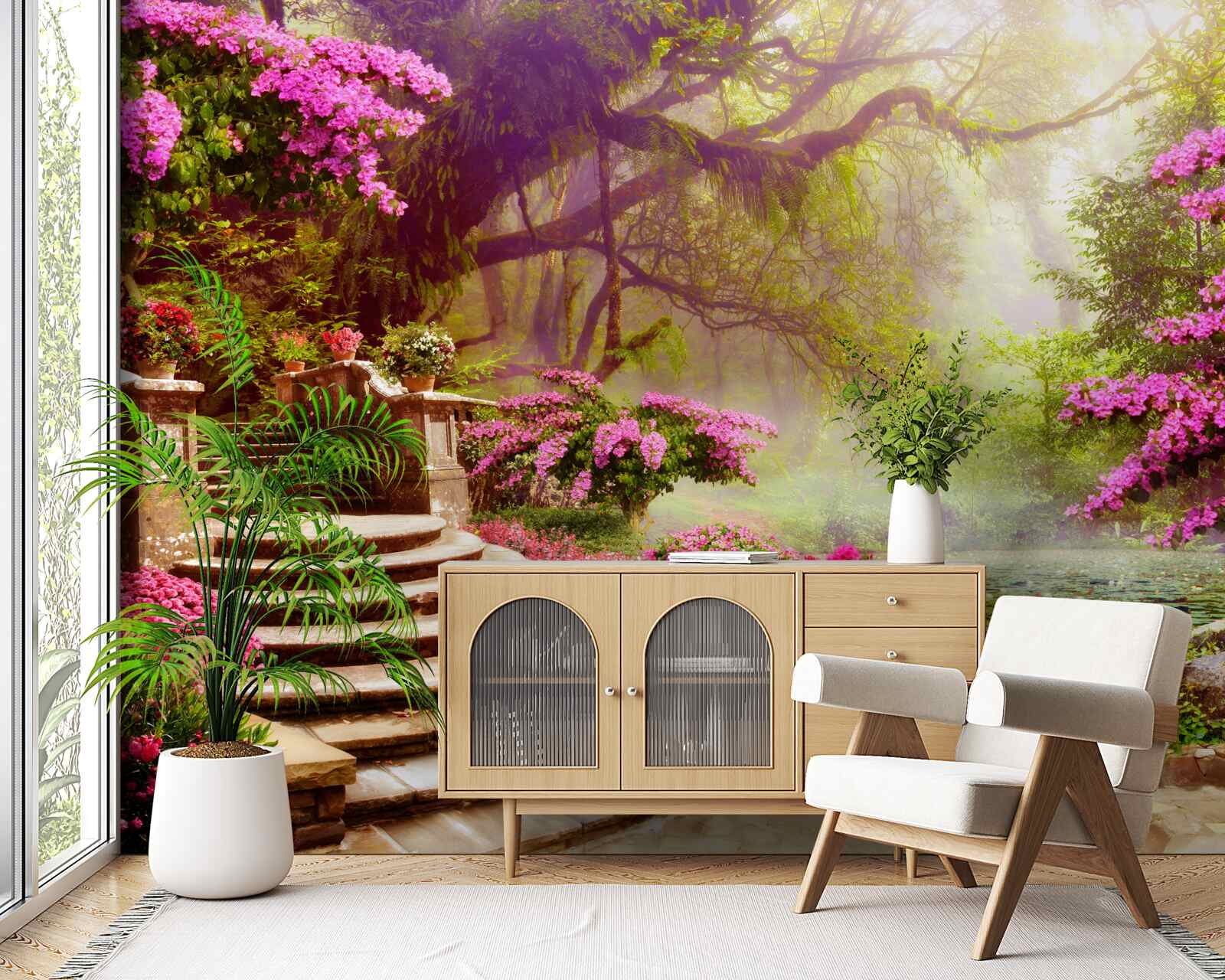 Fototapet peisaj cu zgomot