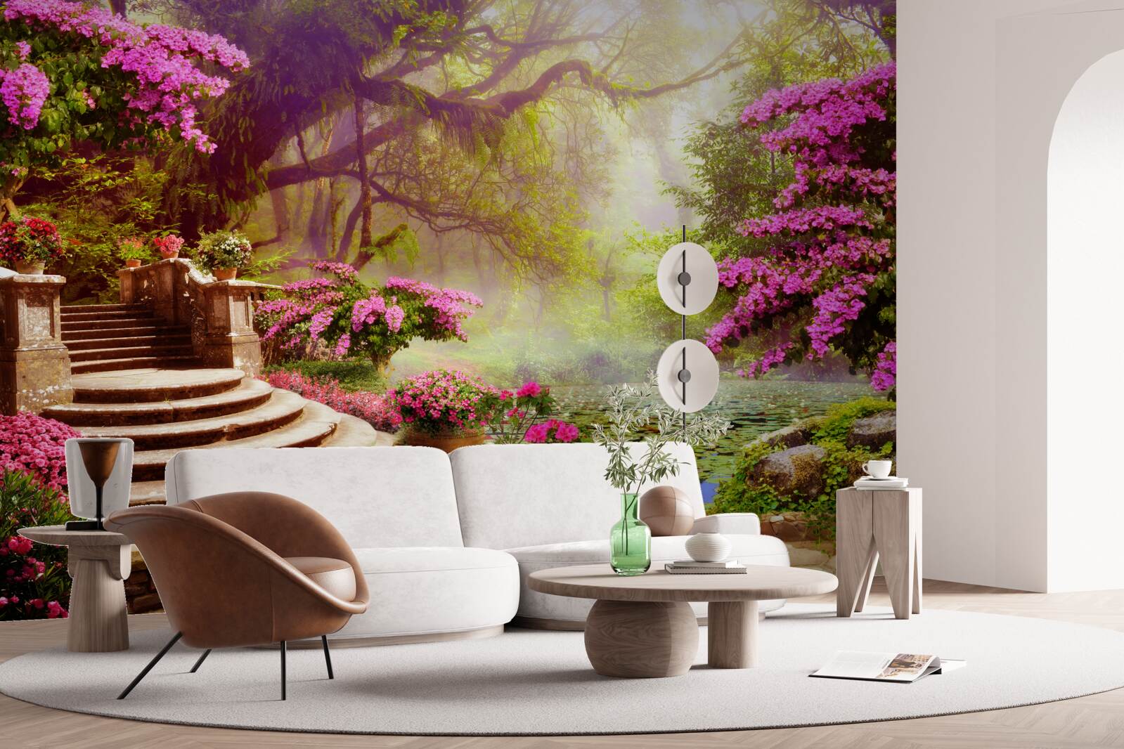 Fototapet peisaj cu zgomot