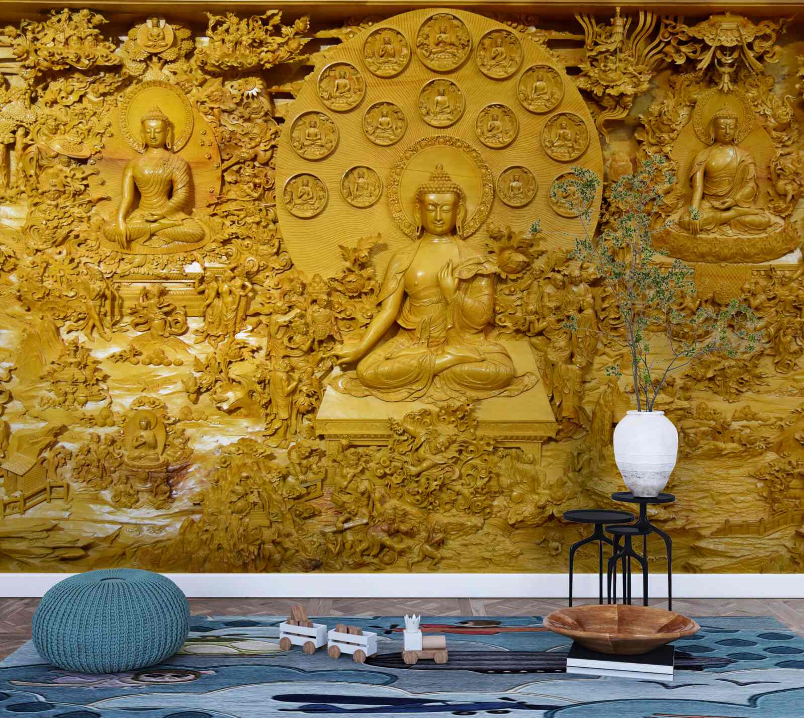 Fototapet tibet bord cu modele